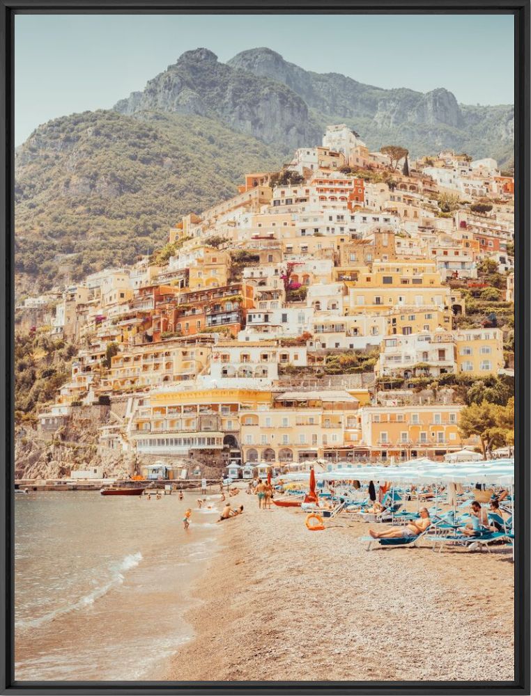 Photograph Positano, Beach Day - LUDWIG FAVRE - Picture painting