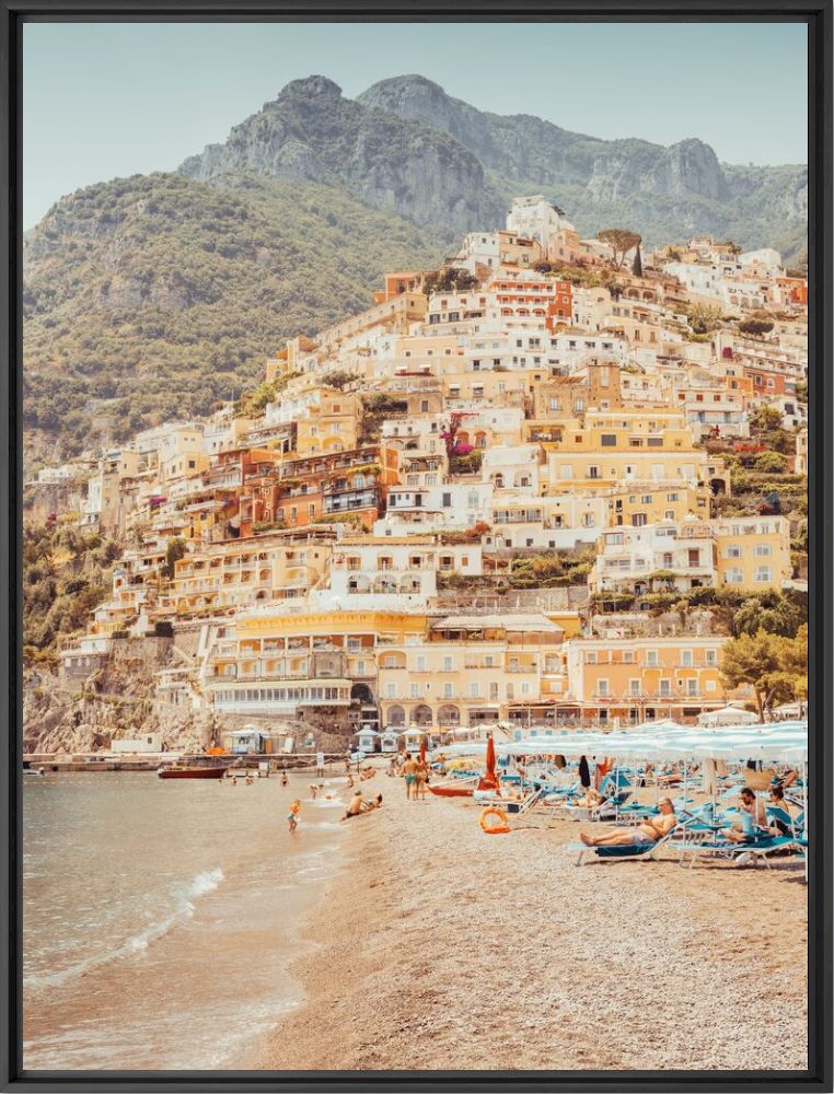 Positano, Amalfi Coast, Italy, Travel Drawing, Gifts From Italy