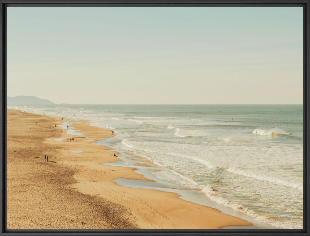 Fotografie Sunday in ocean beach San Francisco - LUDWIG FAVRE - Bildermalerei