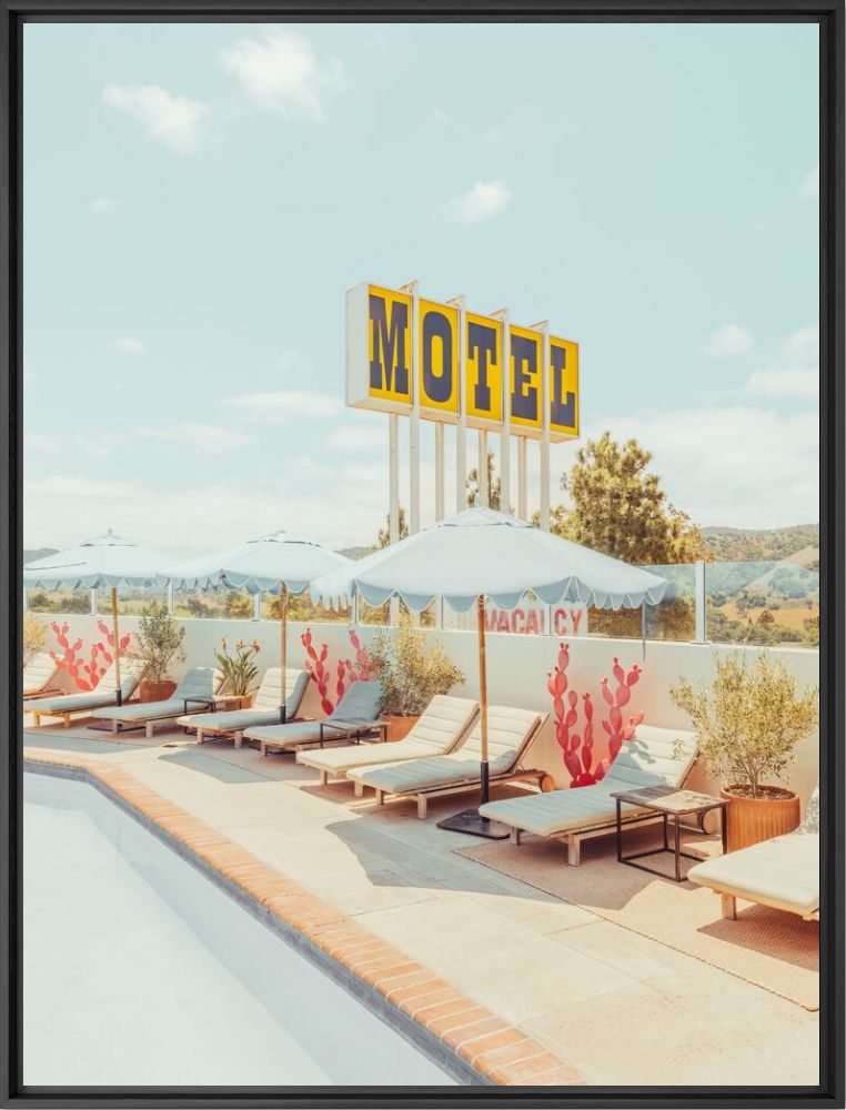 Photographie Vacancy California coast motel - LUDWIG FAVRE - Tableau photo