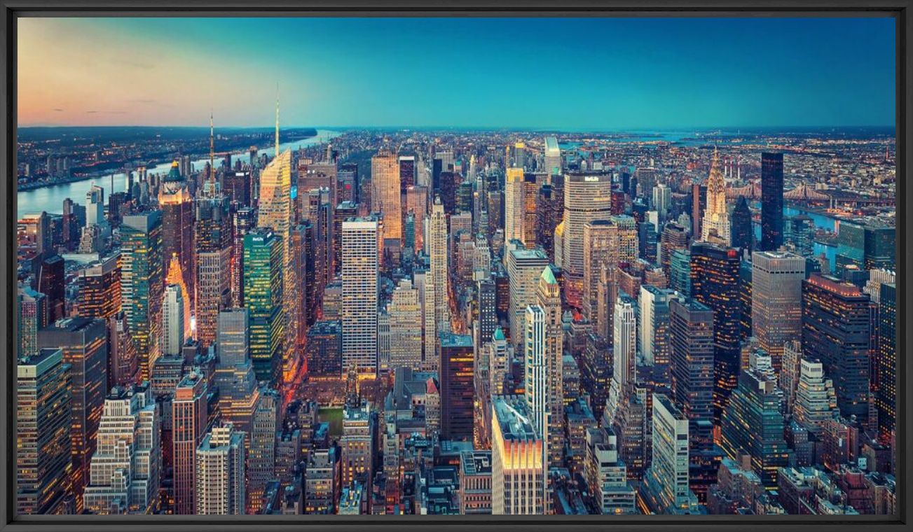 Kunstfoto Manhattan lights - MATTHIAS HAKER - Foto schilderij