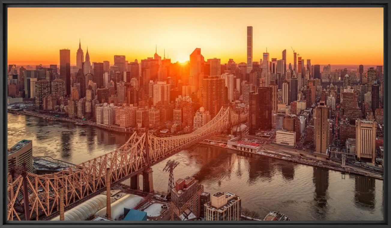 Photographie QUEENSBORO BRIDGE SUNSET - MATTHIAS HAKER - Tableau photo