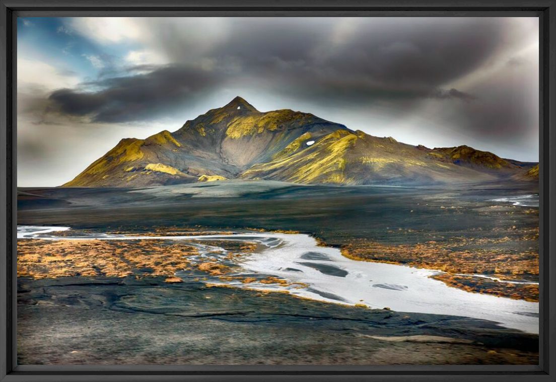 Photograph LAC DE LANGISJOR ISLANDE - MATTHIEU RICARD - Picture painting