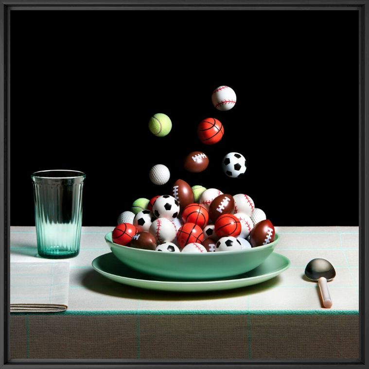 Photograph SPORTS BALL SOUP - MIGUEL VALLINAS - Picture painting