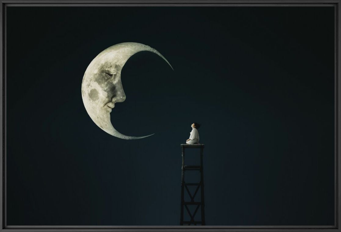 Photographie Talk to the moon - MINA MIMBU - Tableau photo