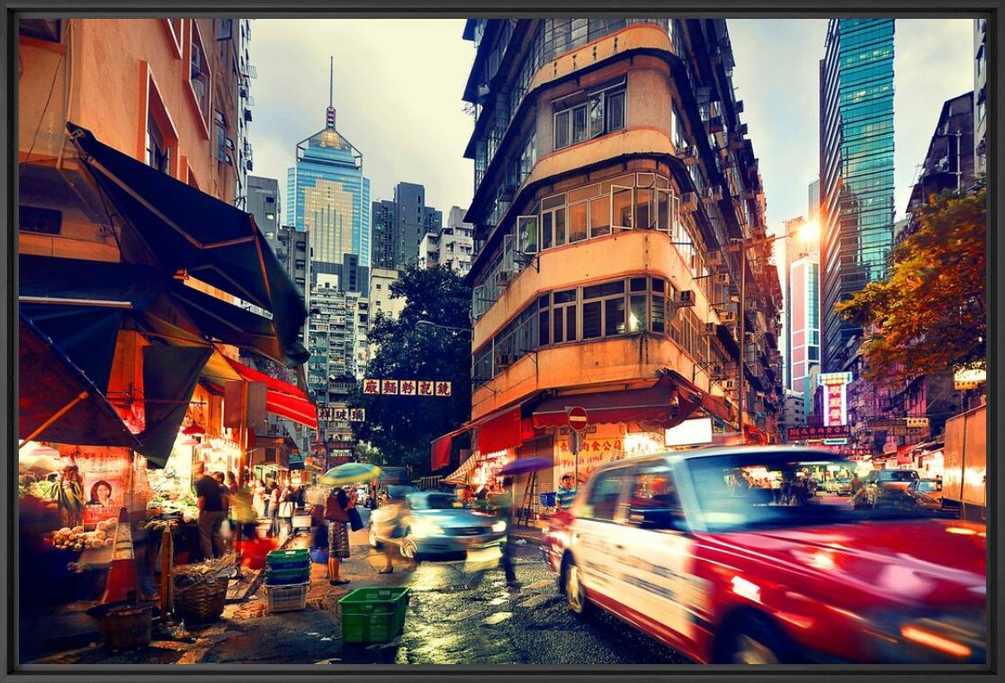 Photographie Wan Chai at Dusk - NICOLAS JACQUET - Tableau photo