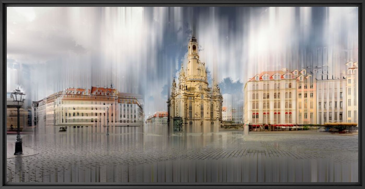 Kunstfoto Dresden Frauenkirche - NICOLE HOLZ - Foto schilderij