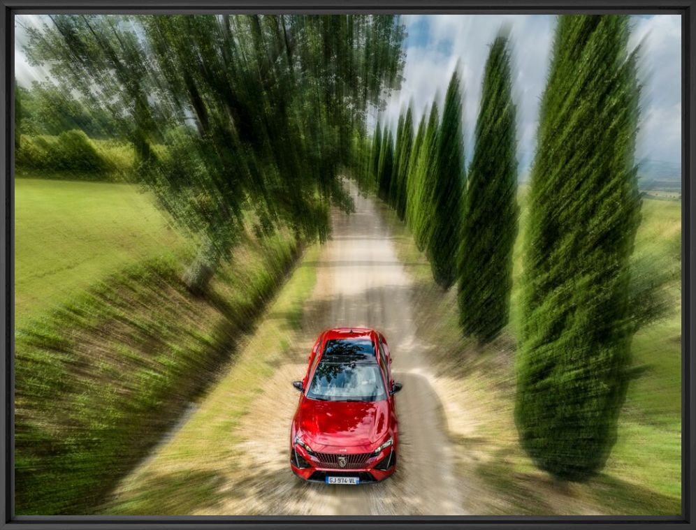 Kunstfoto L'Allure Val d'Orcia 2 - OLIVIERO TOSCANI - Foto schilderij