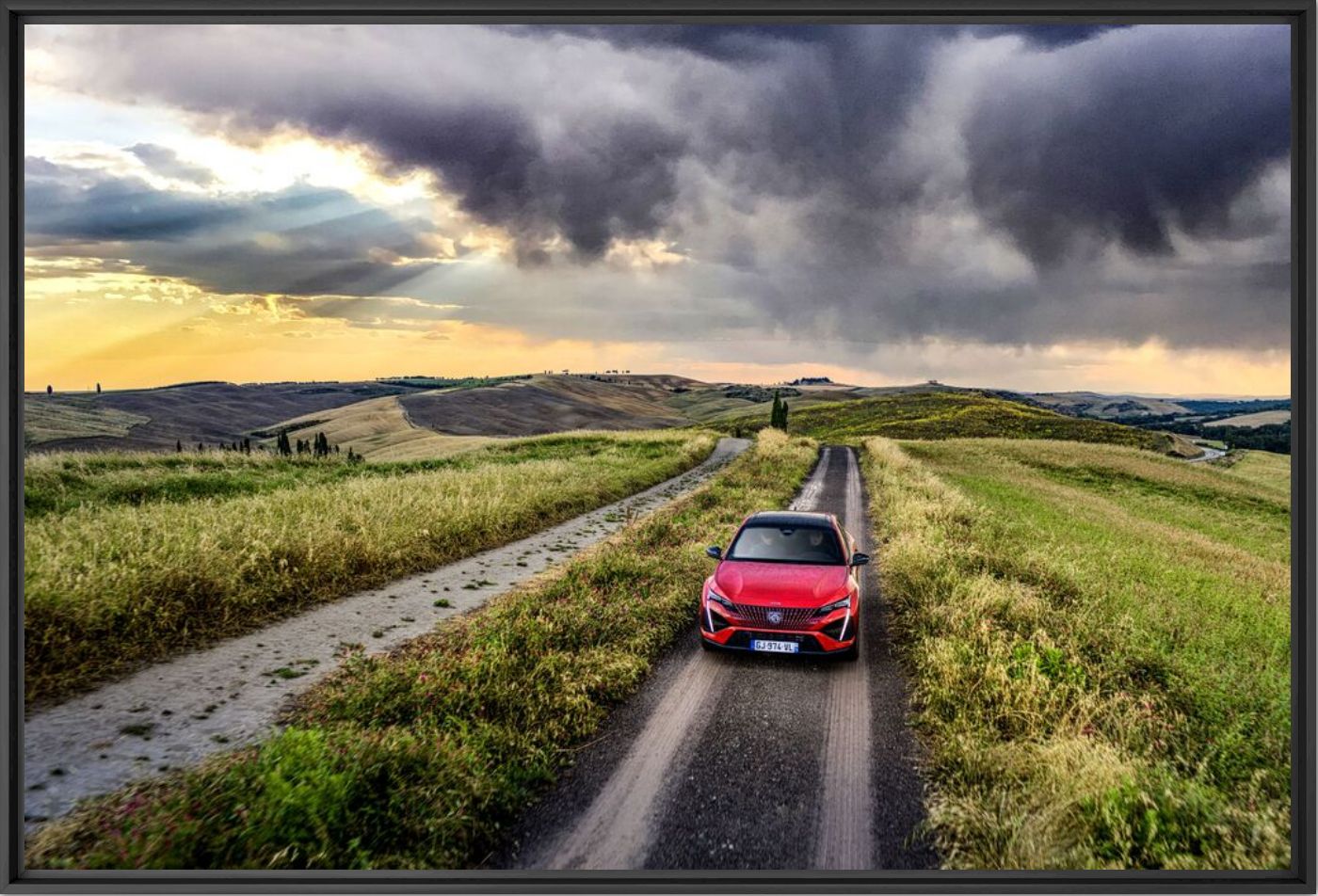 Kunstfoto L'Allure Val d'Orcia 8 - OLIVIERO TOSCANI - Foto schilderij