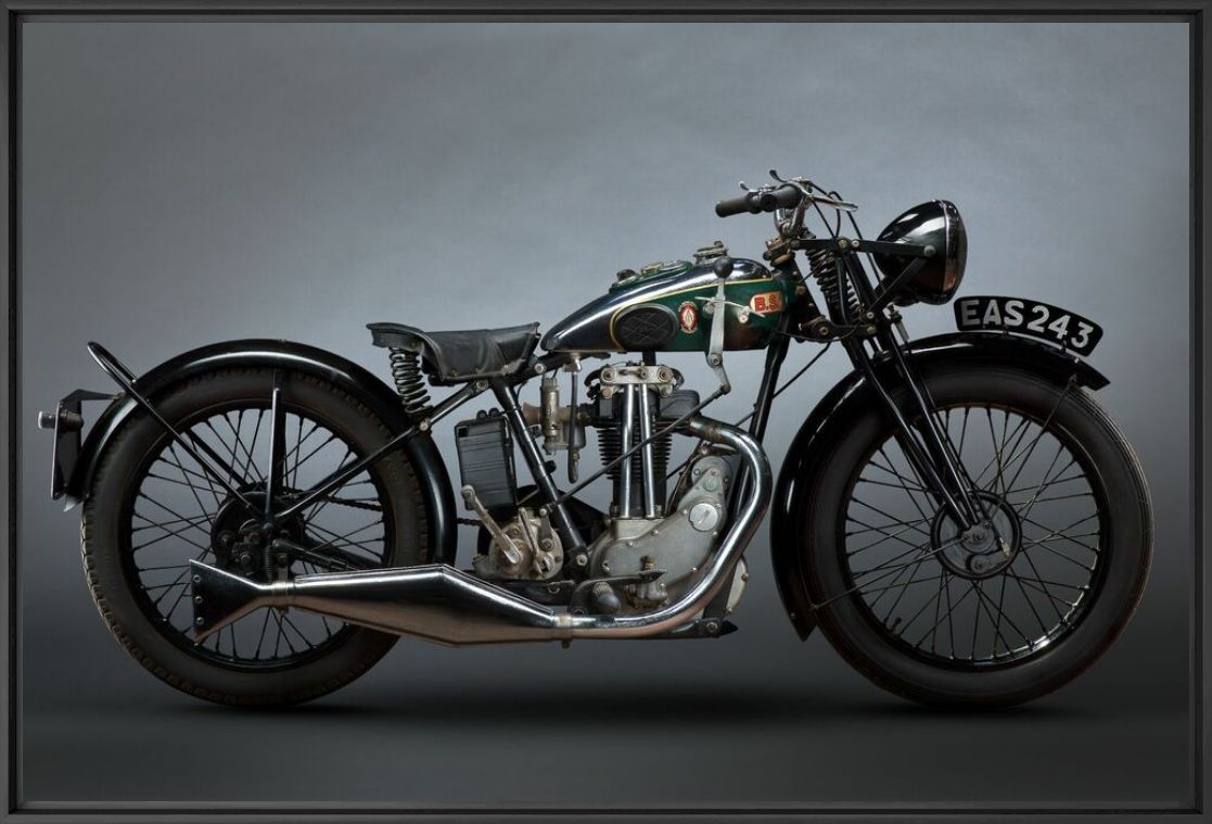 Fotografía 1932 BSA 350CC - PAUL CLIFTON - Cuadro de pintura