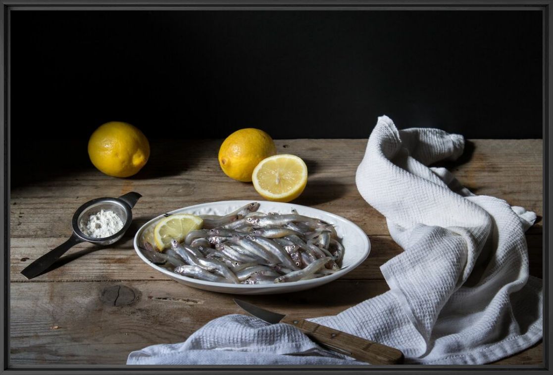 Photographie EPERLANS - RENARDS GOURMETS - Tableau photo