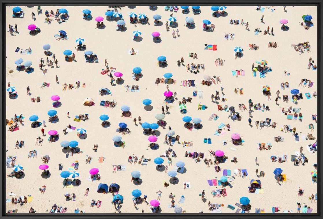 Kunstfoto BEACH PEOPLE - RICHARD HIRST - Foto schilderij