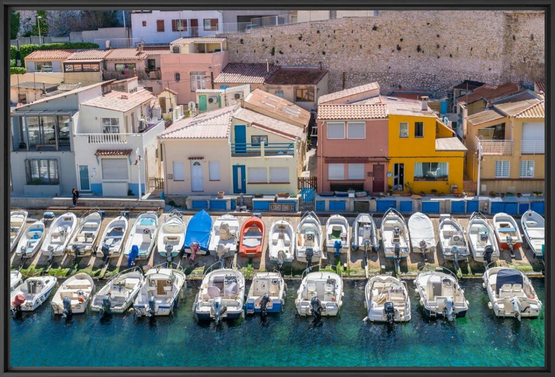 Fotografie MARSEILLE BOATS - RICHARD SILVER - Bildermalerei