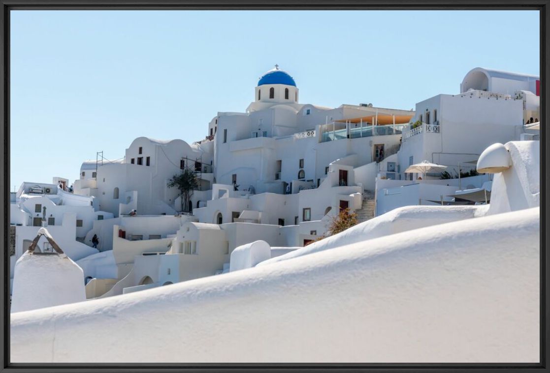 Photograph WHITE HOUSES OF SANTORINI GREECE - RICHARD SILVER - Picture painting