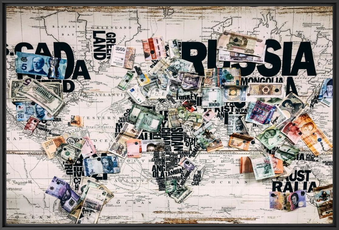 Photographie World Paper Money -  Sandmulas - Tableau photo