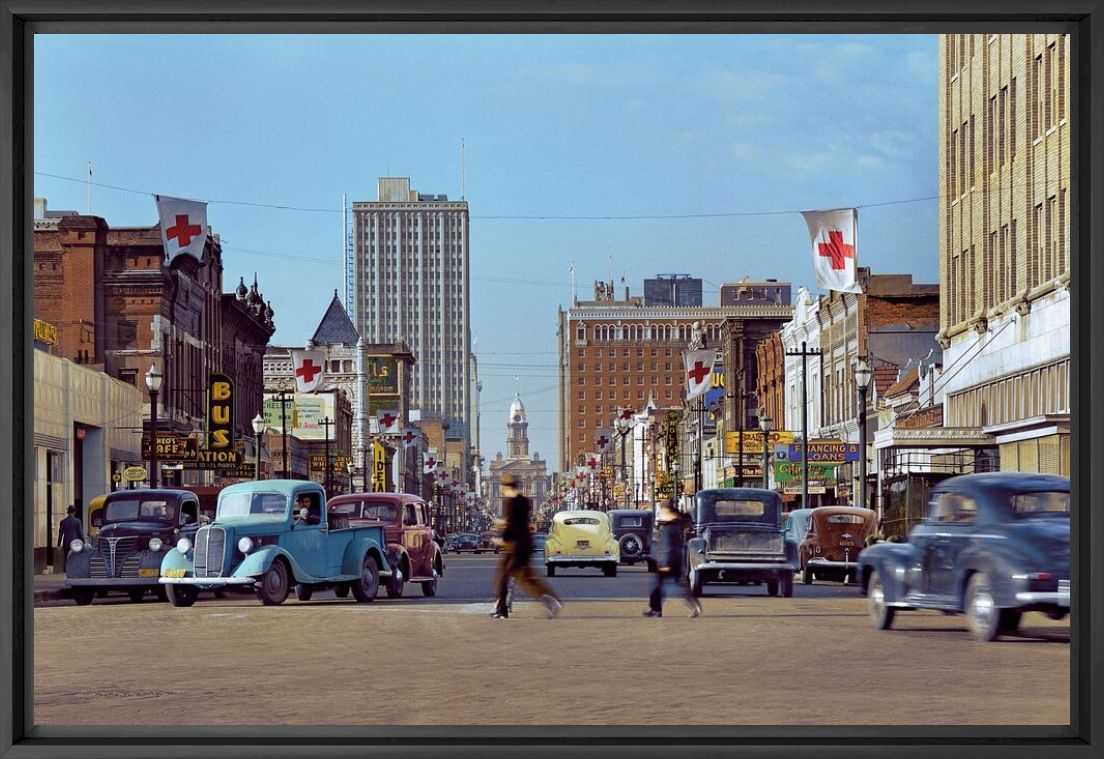 Photographie View of main street - Sébastien de Oliveira - Tableau photo