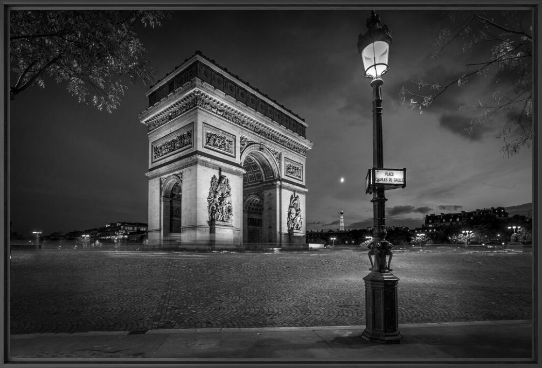  Black Eiffel Tower Lifesize Cardboard Standup, Paris