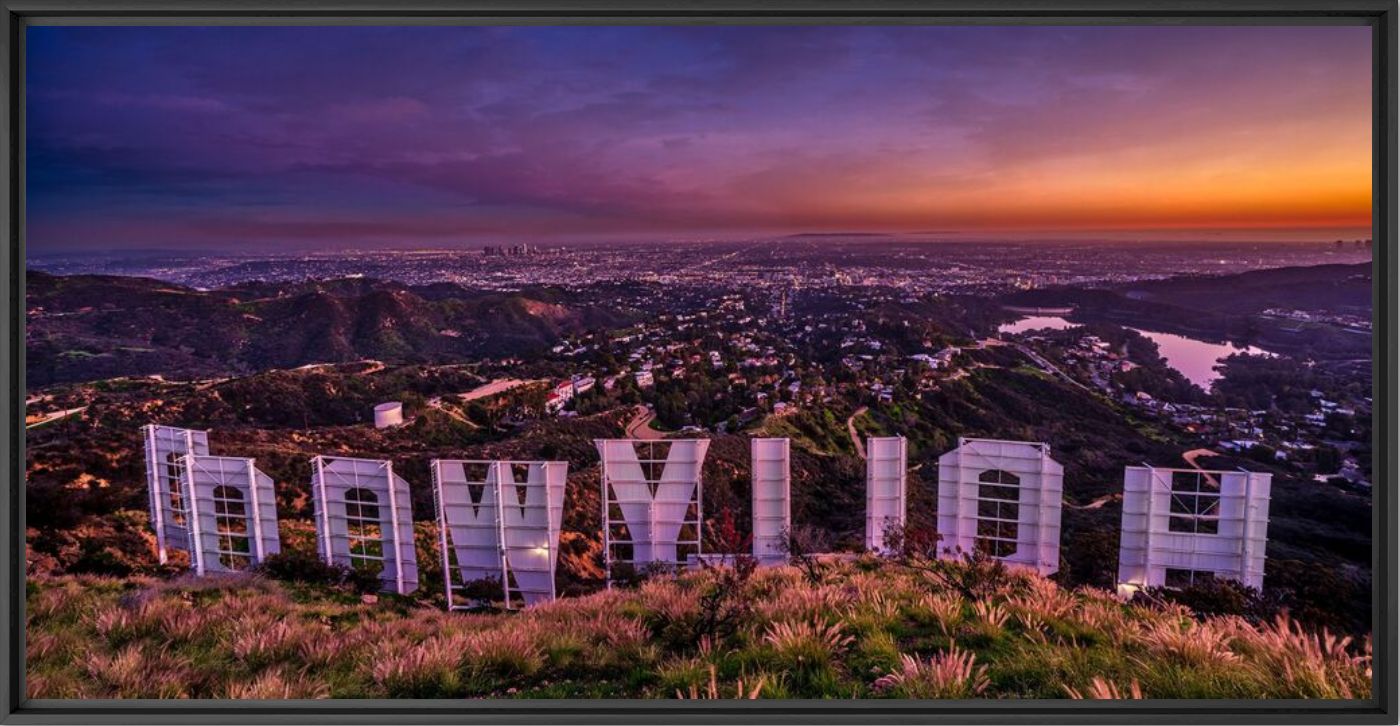 Kunstfoto HOLLYWOOD SIGN - SERGE RAMELLI - Foto schilderij