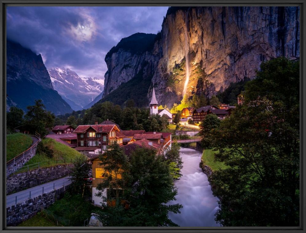 Kunstfoto Lauterbrunnen Switzerland - SERGE RAMELLI - Foto schilderij