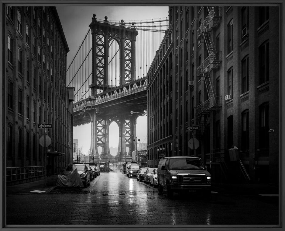 Kunstfoto Manhattan by Brooklyn - SERGE RAMELLI - Foto schilderij