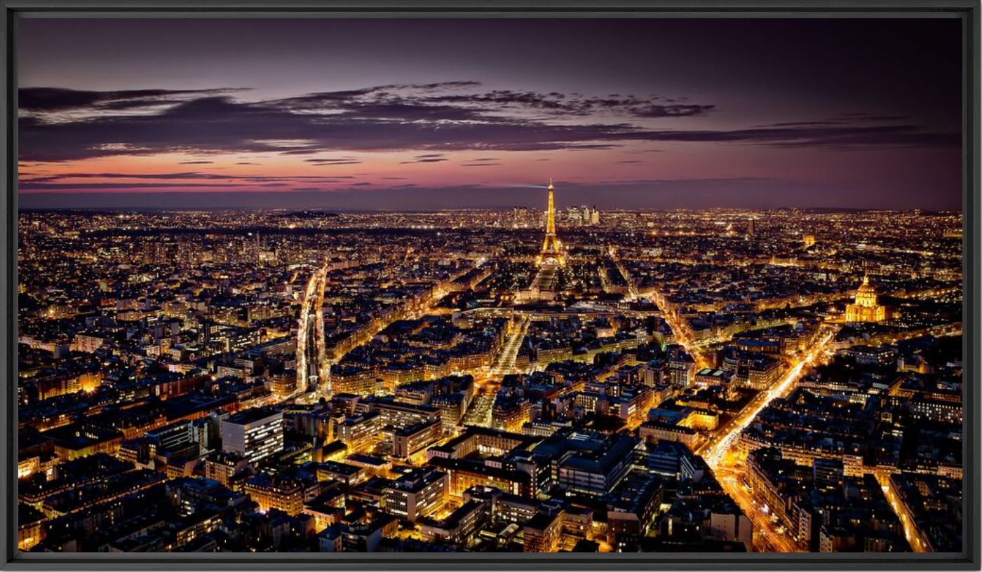 Kunstfoto Paris vu du ciel - SERGE RAMELLI - Foto schilderij