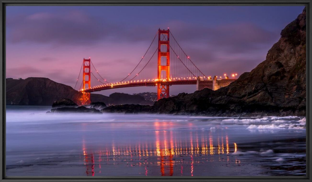 Fotografie THE GOLDEN GATE BRIDGE SNOW - SERGE RAMELLI - Bildermalerei