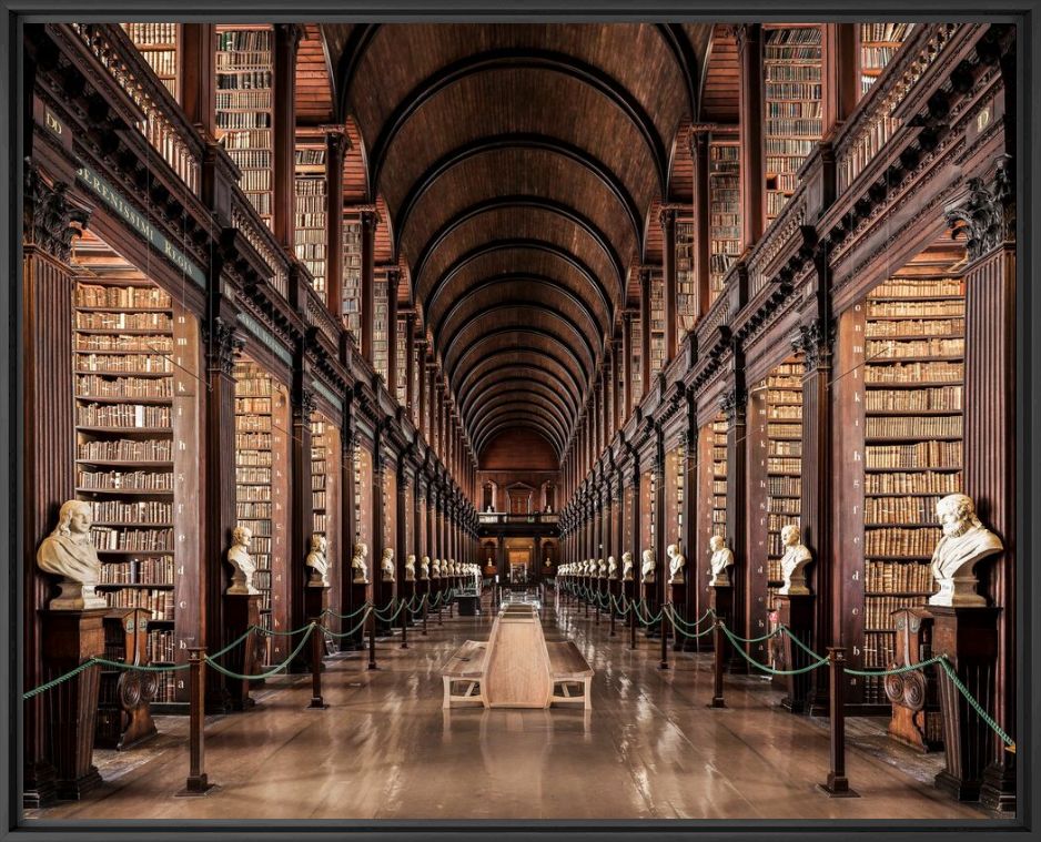 Fotografía TRINITY COLLEGE LIBRARY 2 - THIBAUD POIRIER - Cuadro de pintura