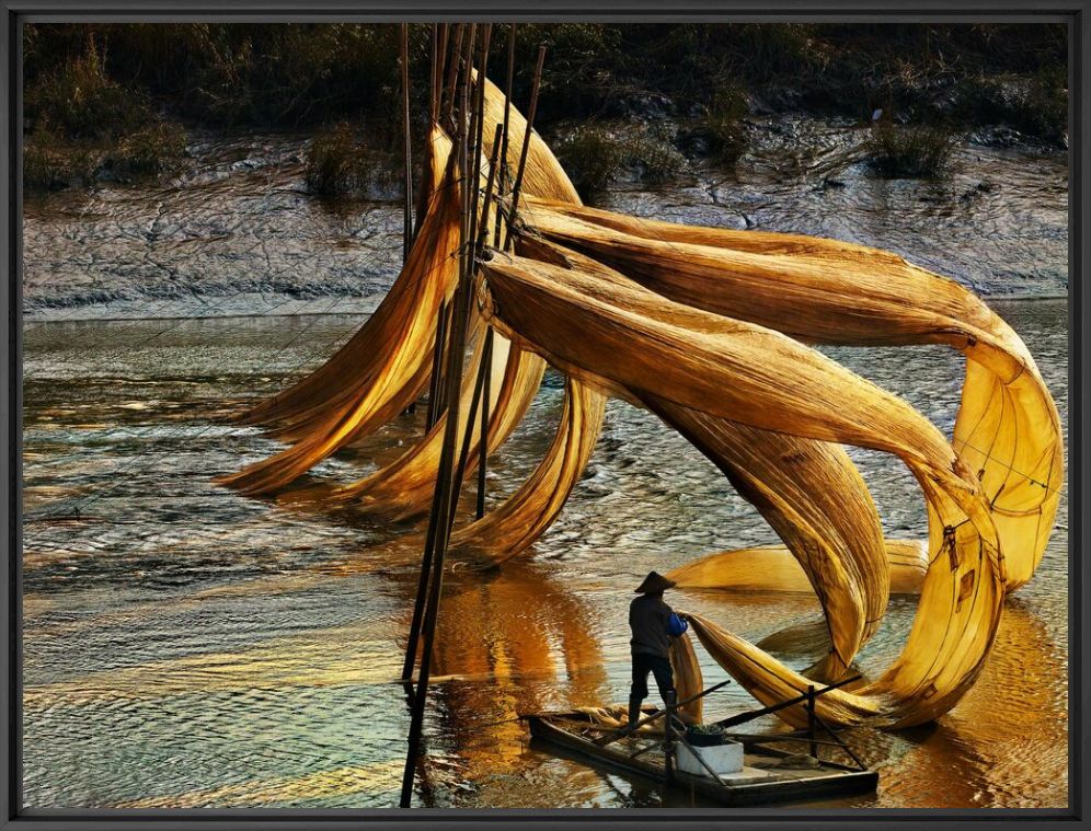 Fotografie Floating nets - THIERRY BORNIER - Bildermalerei