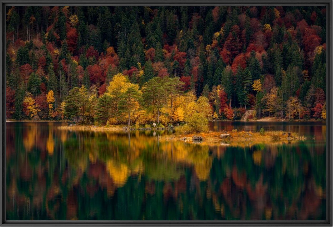 Photograph Colors of the Eibsee - Thijs Spuijbroek - Picture painting