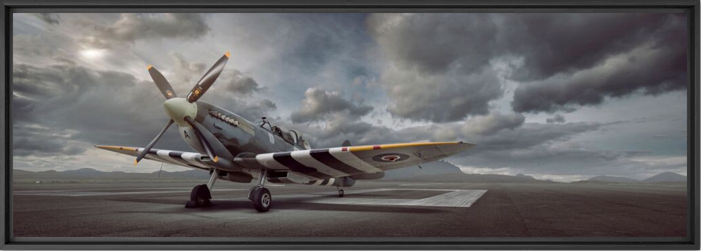 Kunstfoto Spitfire 1943 - Tim Wallace - Foto schilderij