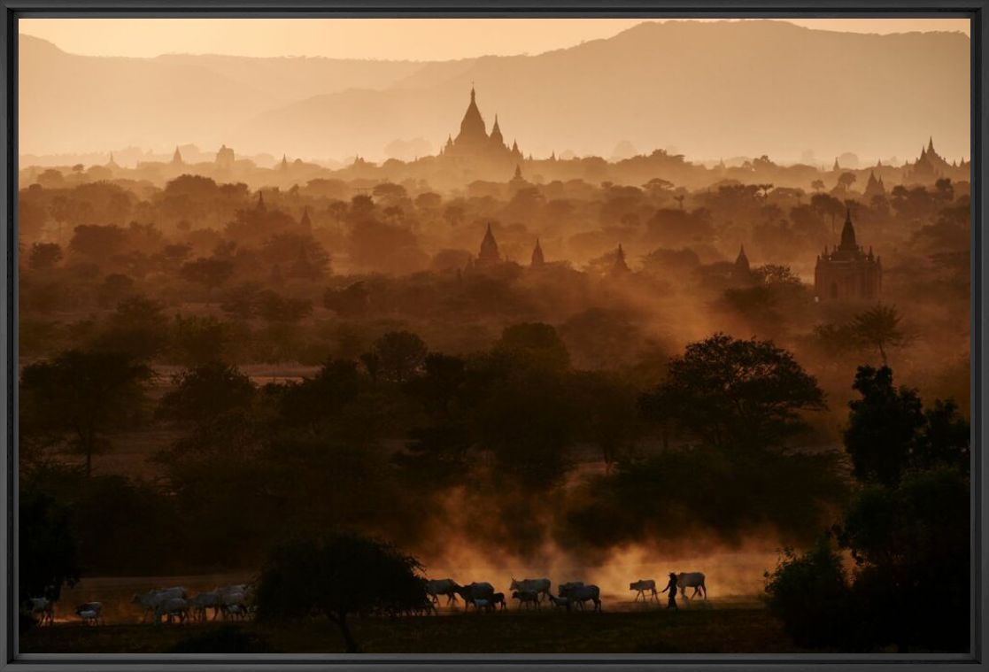 Fotografie EVENING IN BAGAN - TUUL ET BRUNO MORANDI - Bildermalerei