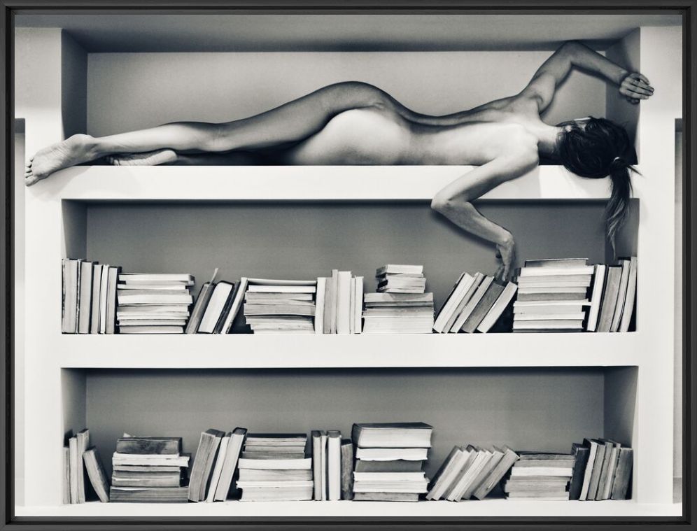 The Library Nu noir et blanc Vassilis Pitoulis Photographies d