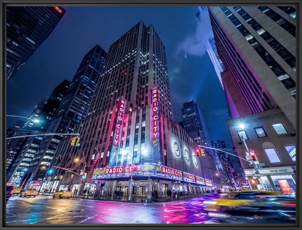 Kunstfoto RADIO CITY - VINCENT GARNIER - Foto schilderij