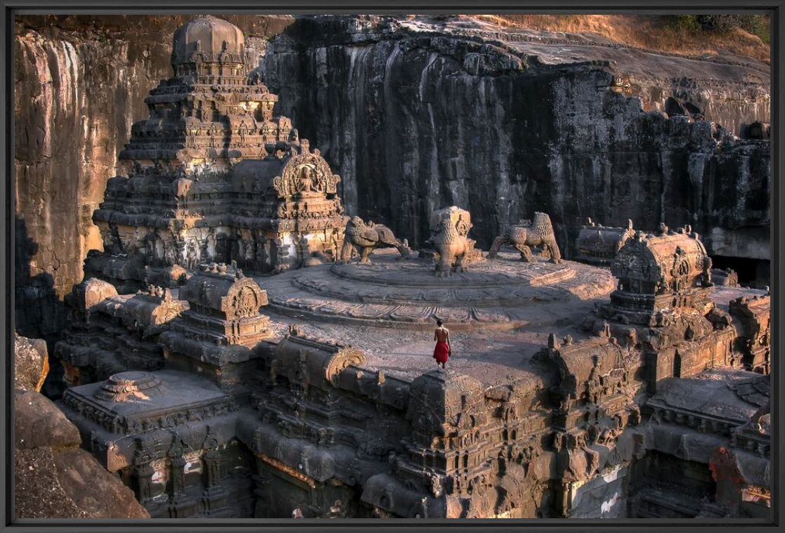 Kunstfoto Ellora - WOLFGANG WEINHARDT - Foto schilderij