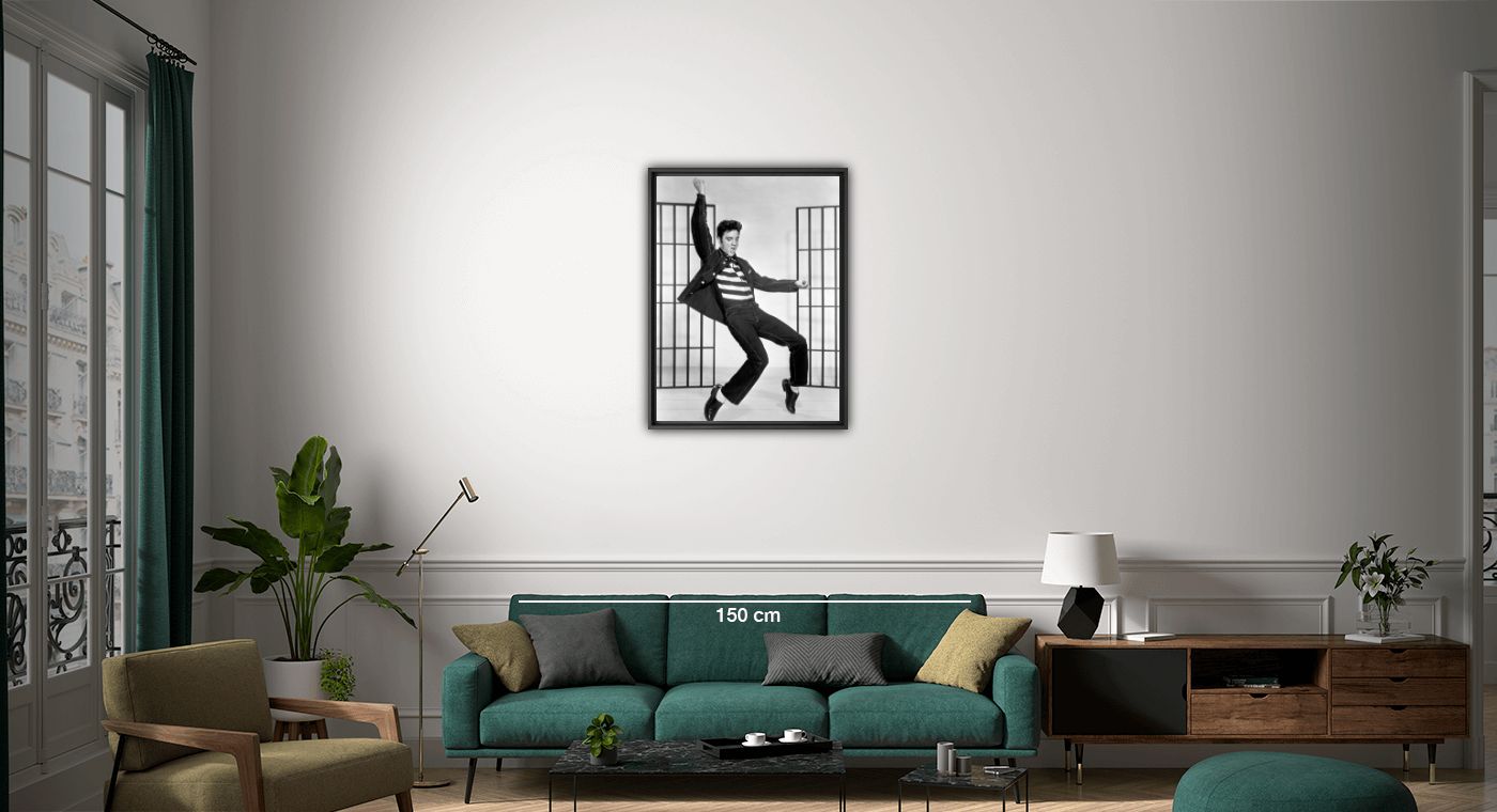 Elvis Presley in jailhouse rock, 1957 2 - BRIDGEMAN IMAGES - Photographie
