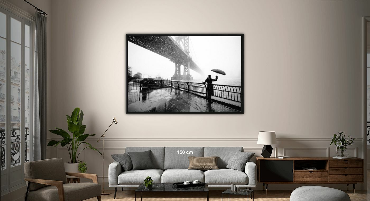 New York Snow Storm, Brooklyn Bridge, GUILLAUME GAUDET · Art