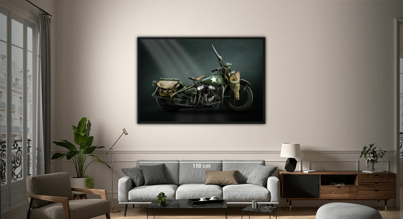 1942 HARLEY DAVIDSON WLA, Moto, PAUL CLIFTON · Fotografie d'arte ·  YellowKorner