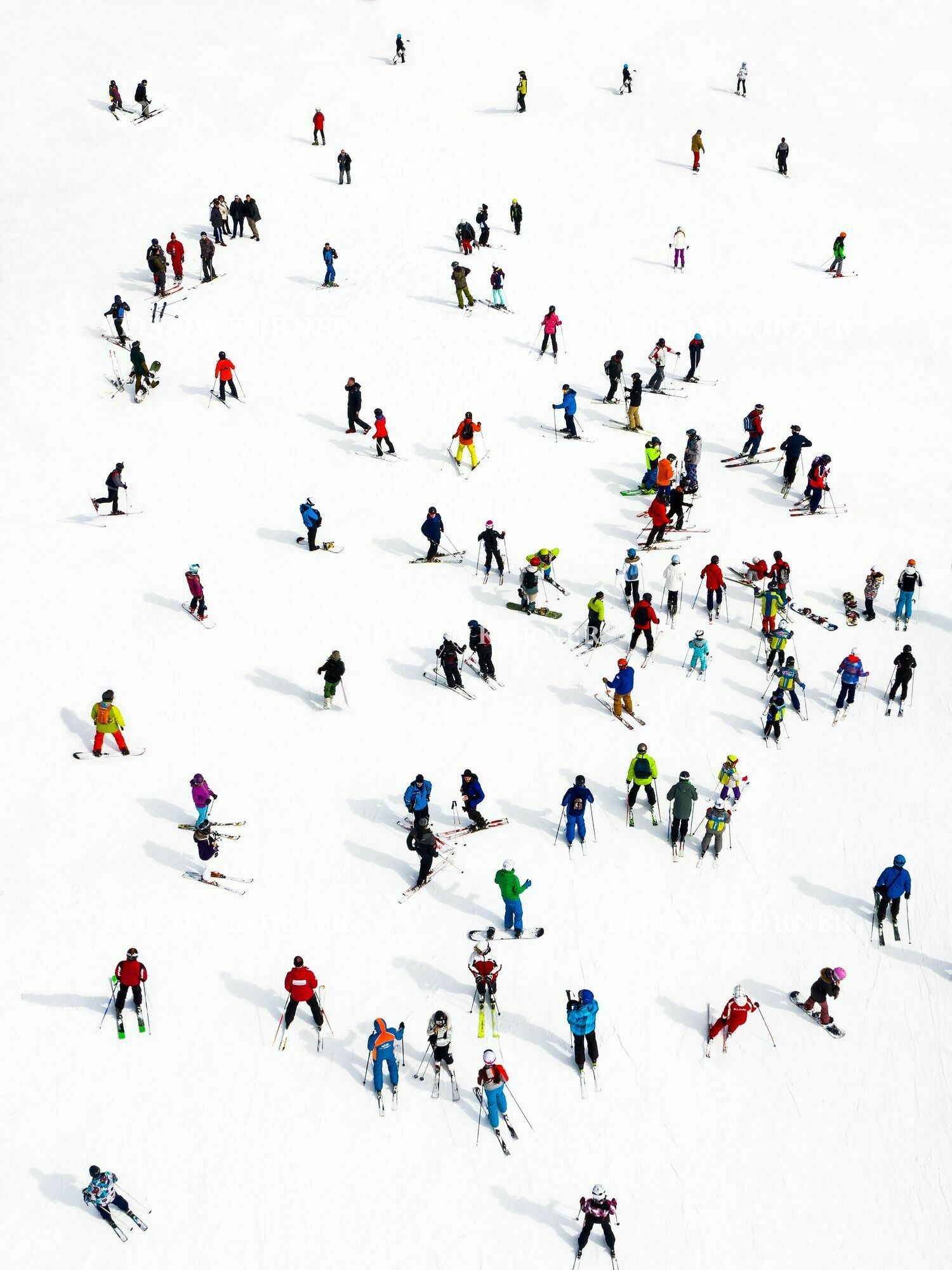 SKIERS, Ski, MARINA VERNICOS · Art photographs · YellowKorner