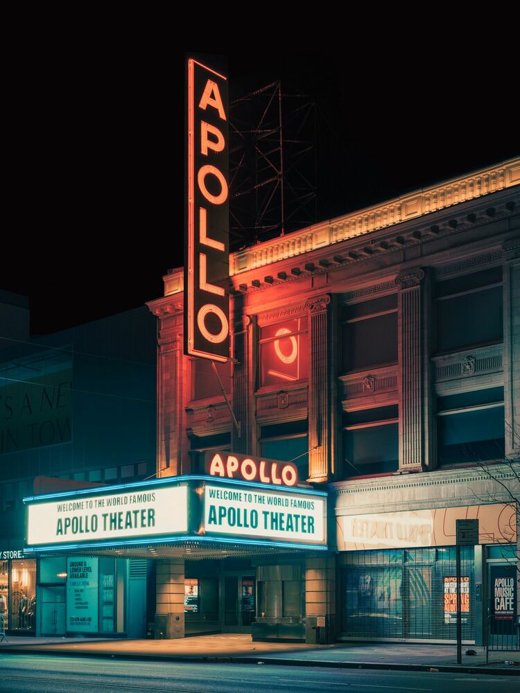 Photograph THE APOLLO THEATER HARLEM - FRANCK BOHBOT STUDIO - Picture painting