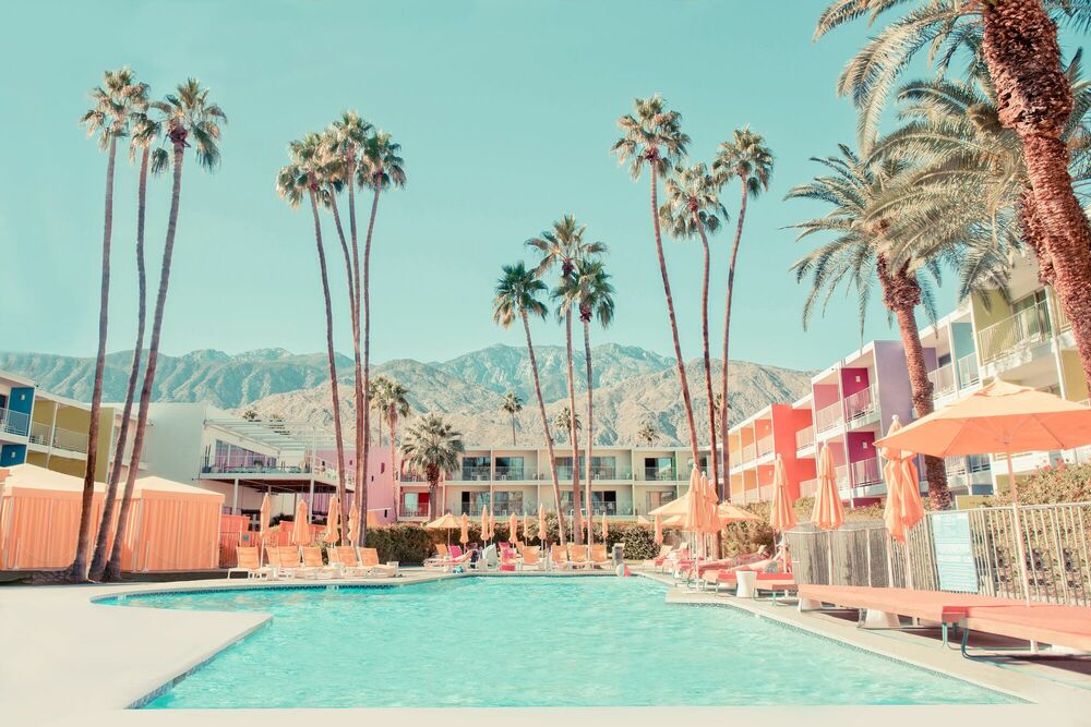 California Dream, Pool, HELENE HAVARD · Art photographs · YellowKorner