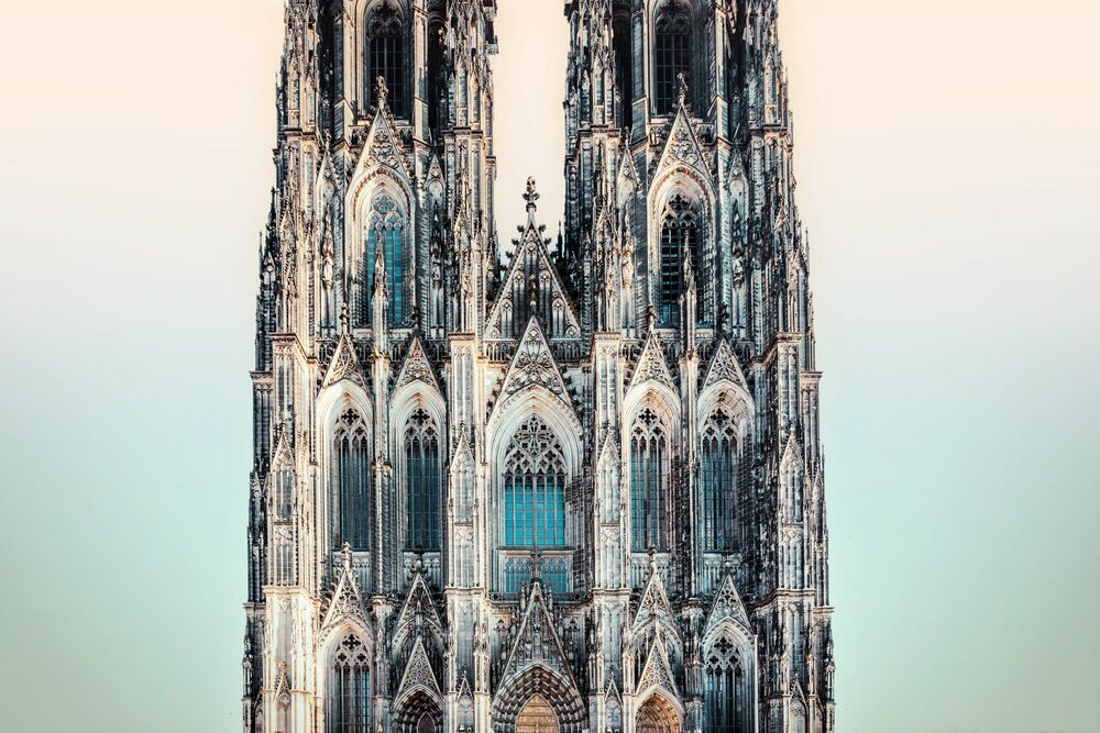 Fotografie Cologne cathedral 1 - Jorg Wanderer - Bildermalerei