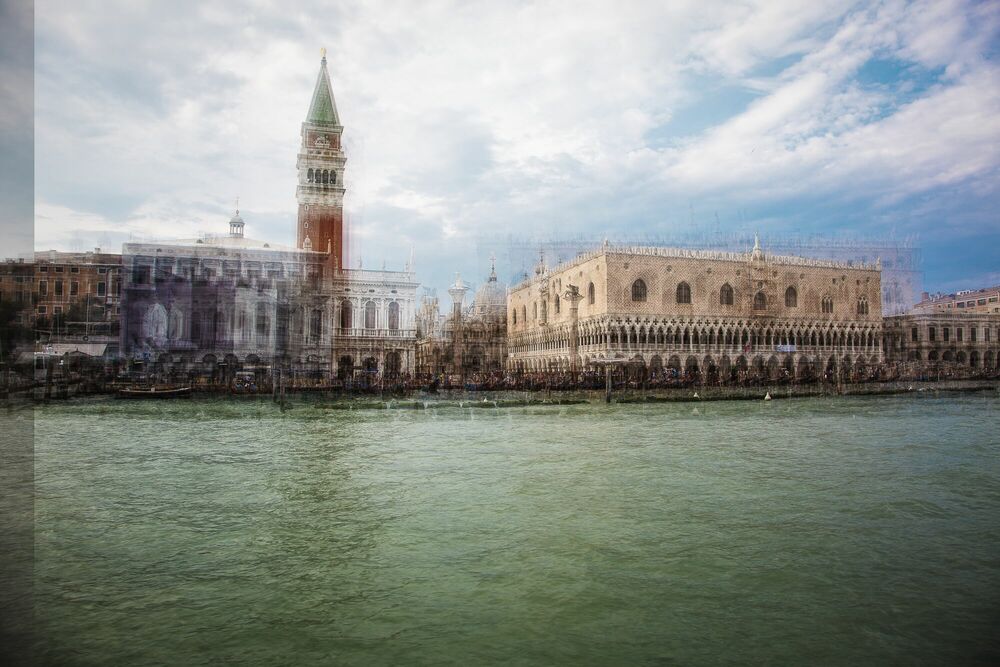 Kunstfoto Bacino San Marco - LAURENT DEQUICK - Foto schilderij