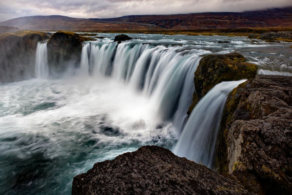 Photographie ISLANDE CHUTES DE GODAFOSS - MATTHIEU RICARD - Tableau photo