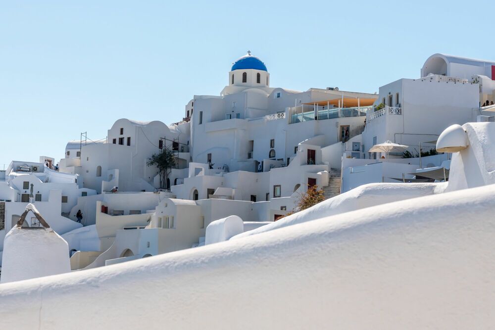 WHITE HOUSES OF SANTORINI GREECE, Urban exploration, RICHARD SILVER