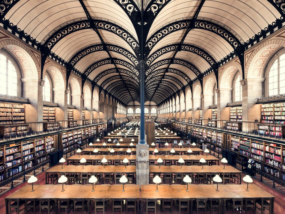 Biblioth Que Sainte Genevi Ve Libraries Thibaud Poirier Art