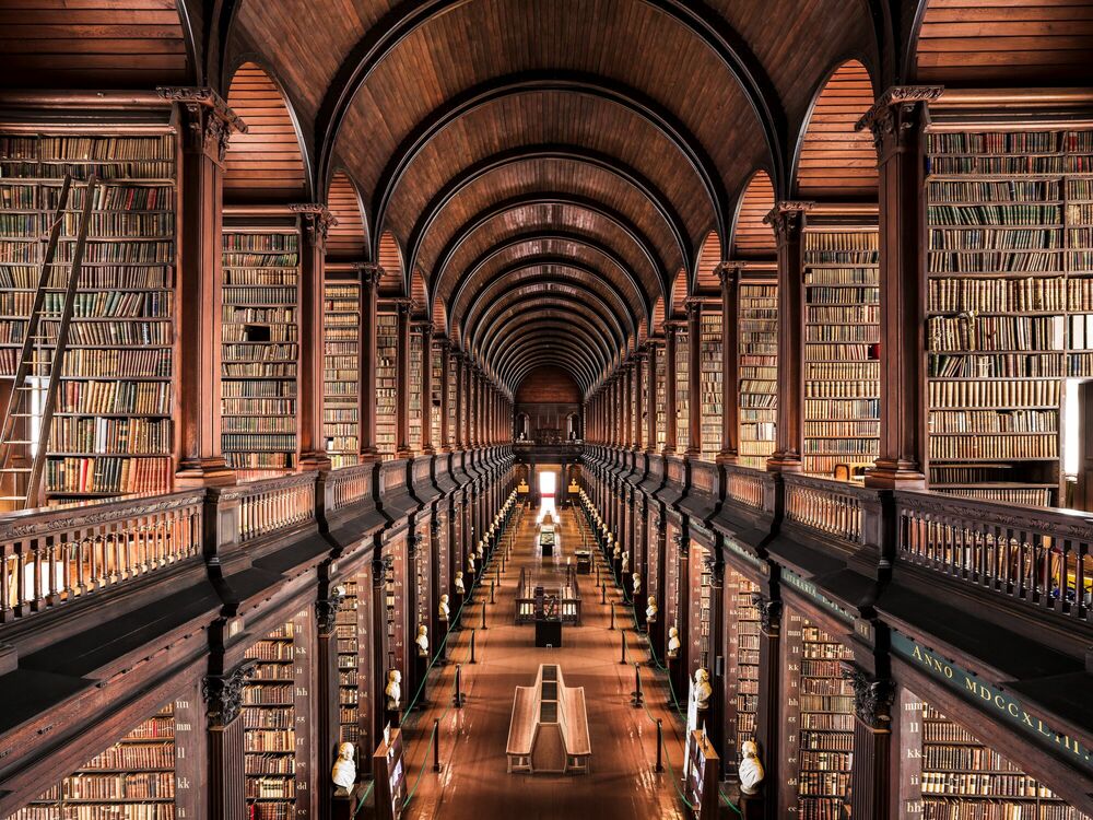 Photographie TRINITY COLLEGE LIBRARY - THIBAUD POIRIER - Tableau photo