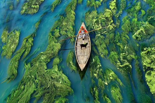 Serenity in Emerald waters - Abdul MOMIN - Kunstfoto