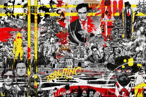 Once upon a time Tarantino -  Aurore Joly Digital Art - Kunstfoto