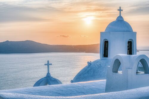 Santorini blues - BERNHARD HARTMANN - Kunstfoto