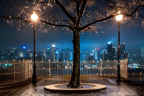 THUNDERSTORM NIGHT   NEW YORK CITY - BERNHARD HARTMANN - Fotografía